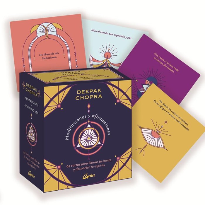 Cartas de meditaciones y afirmaciones de Deepak Chopra