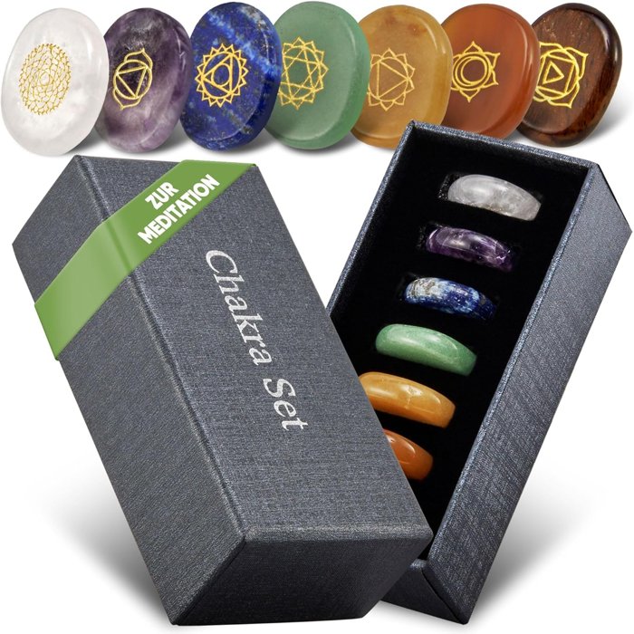 Set de piedras de los 7 chakras