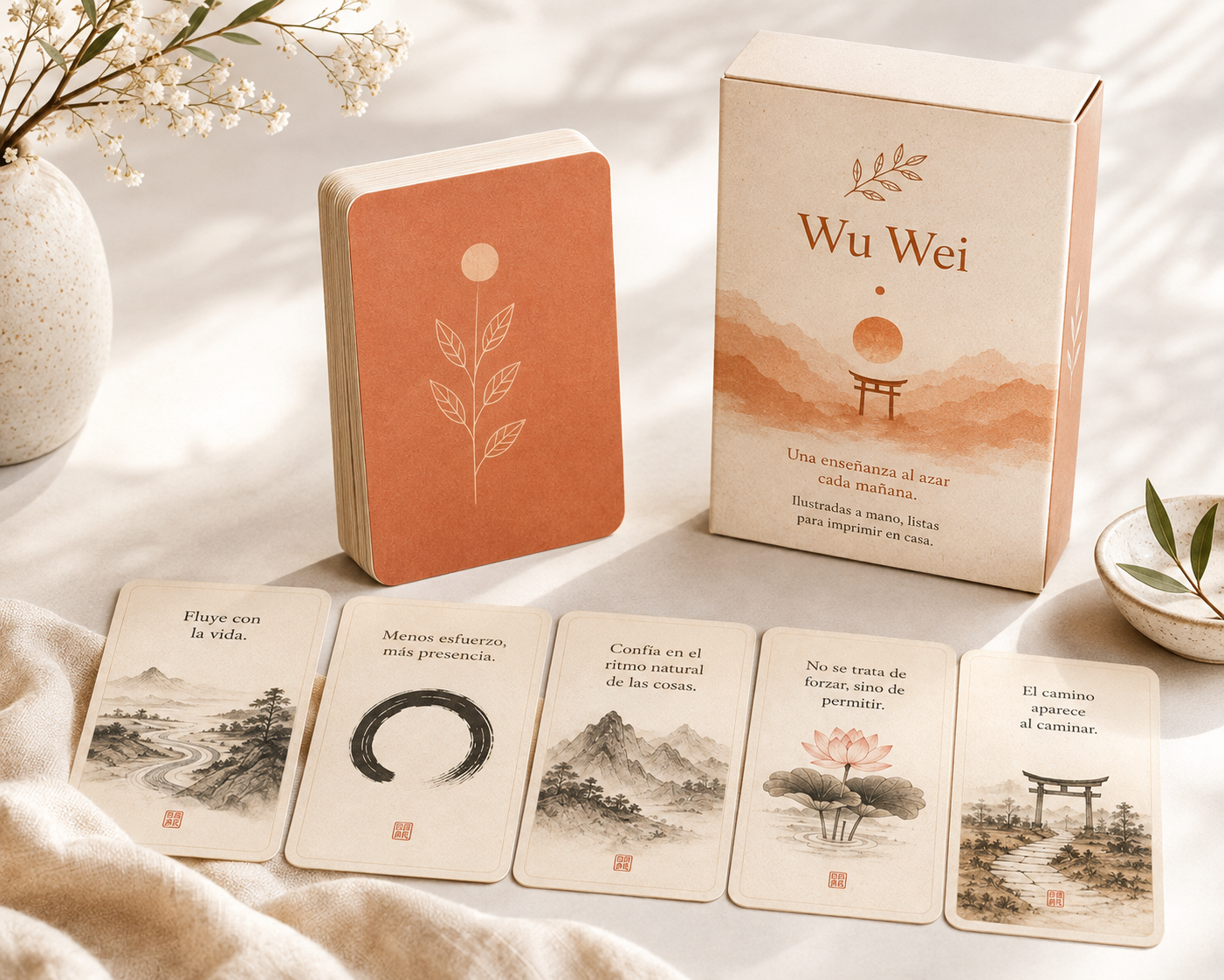 Mazo de 40 cartas Wu Wei